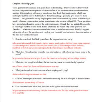 chapter 3 great gatsby quizlet|chapter 3 questions and answers.